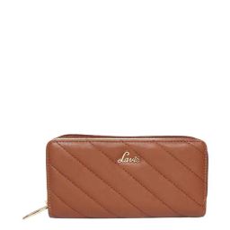 Lavie Eli Tan Quilted Zip Around Wallet for Women-image-87