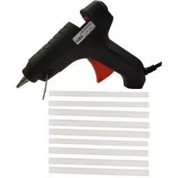 FADMAN 40 W Trigger Feed Glue Gun With 9 Sticks Red 11 mm Dia, FD-40W-image-17