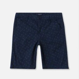 Allen Solly Junior Navy Cotton Printed Shorts-image-62