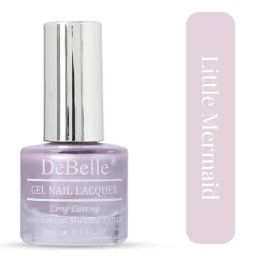 Debelle Gel Nail Lacquer Little Mermaid Metallic Pearl Pink With Silver - 8 ml-picture-30