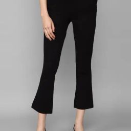 Allen Solly Black High Rise Trousers-picture-8