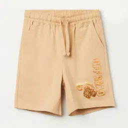 Fame Forever by Lifestyle Kids Beige Printed Regular Fit Shorts-image-42