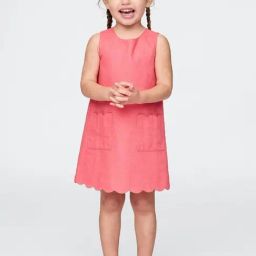 GAP Girls Coral Solid Dress-image-86