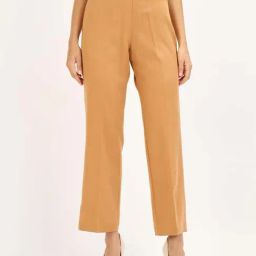 SALT Attire Brown Plain Trousers-picture-35