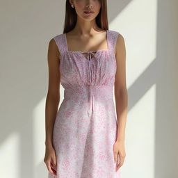 DressBerry Floral Print A-Line Dress-picture-23