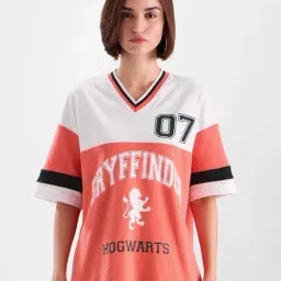 The Souled Store Multicolored Cotton Printed T-Shirt-image-22