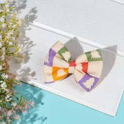 Arendelle Christmas Tree Theme Pastel Yellow Hair Bow-image-38