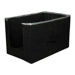 Allextreme Black Color Foldable Trunk Organizer Bin Foldable Cargo Storage Container, EXCTOS1-10