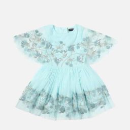 Allen Solly Junior Sky Blue Embellished Dress-image-67
