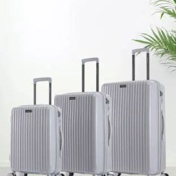 Nasher Miles Pondicherry Hard-side Polypropylene Luggage Set of 3 Grey Trolley Bags (55, 65 & 75 Cm)-image-80