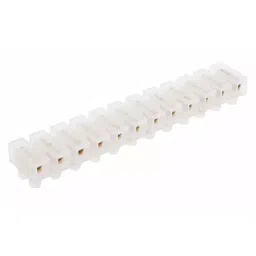RS PRO Non-Fused Terminal Block 12-Way 10-57 A 8 AWG Wire Screw Down Termination, 8670963 image 3