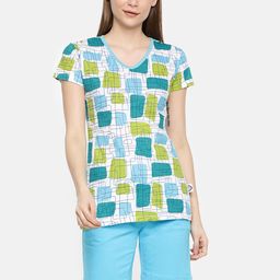 zebu Women Blue & White Printed Night suit-image-92