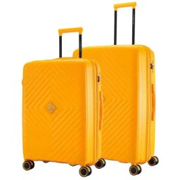 Nasher Miles Antwerp Hard-Sided Polypropylene Luggage Set of 2 Yellow Trolley Bags (65 & 75 cm)-image-73