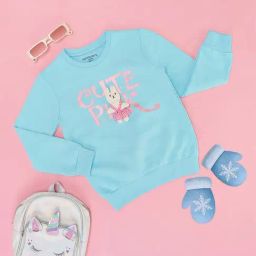 Pantaloons Junior Kids Blue Printed Full Sleeves Sweatshirt-picture-27