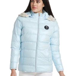 Being Human Light Blue Hooded Jacket-42