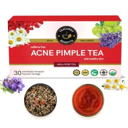 TEACURRY Acne Tea Helps in Pimples, Cysts, Pustules & Nodules (1 Month Pack,30 Tea Bags)-image-20