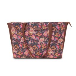 ZOUK Pink Printed Large Tote Bag-48