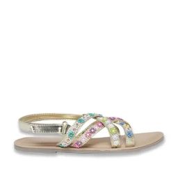 Pantaloons Junior Multicolor Cross Strap Sandals-image-42