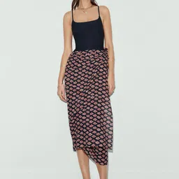 Marks & Spencer Printed Pure Cotton Cover Up Sarong-image-9