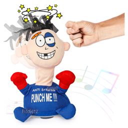 Fiddlerz Punch Me Toy for kids Electric Plush Anti Stress Screaming Toy  (Colour May Vary)-21