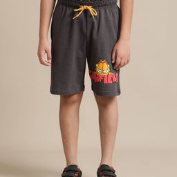 Kidsville Garfield Featuring Character Printed Shorts - Grey-picture-25