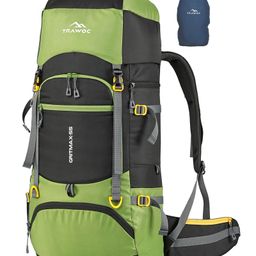 TRAWOC GRITMAX 55L Travel Backpack with Rain & Shoe Compartment SHK017 Green 3 Year Warranty-image-33