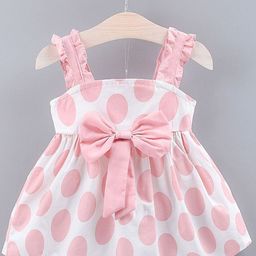 LULU & SKY Polka Dot Print Fit & Flare Dress-image-99