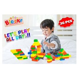 Fiddlerz Bullet Building Blocks Games Multicolour - 26 pieces image 2