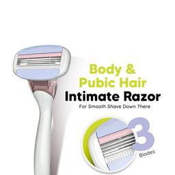 LetsShave Body & Pubic Razor With Ultra Sharp 3 Blade image 3