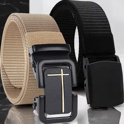 Metronaut Men Textured 2 Belt-image-86