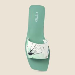Metro Printed Block Mules image 4
