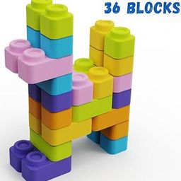 Zephyr Soft & Squeezable Infant Building Blocks Set 36 Pieces image 3