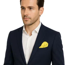 Leonardi Solid Silk Pocket Squares-image-100