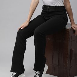 Roadster Women Black Bootcut High-Rise Jeans-picture-16