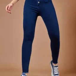 Dolce Crudo Navy Skinny Fit Jeans-picture-15