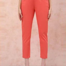 Rangriti Pink Straight Fit Trousers-image-29