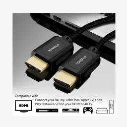 Powerup High Speed HDMI Cable with Ethernet Supports 3D, 4K and Audio Audio Return-12