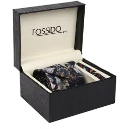 Tossido Multi Printed Necktie and Pocket Square Set For Men-picture-10