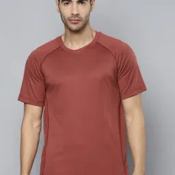 ALCIS Rust Round Neck T-Shirt-image-7