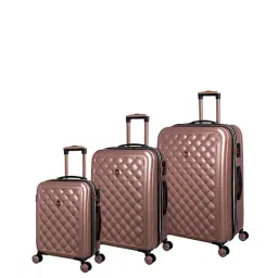 it luggage Fashionista Glossy Rose Gold Set of 3-28 24 20 inches Expandable Hard Trolley with TSA-image-39