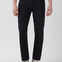 Peter England Jeans Dark Navy Slim Fit Jeans-picture-16