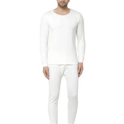 Kalt Off White Regular Fit Thermal Set-image-68