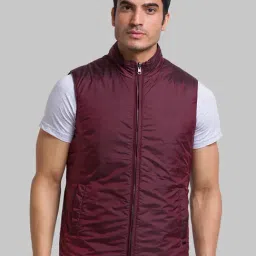 Parx Blue & Wine Regular Fit Reversible Jacket-picture-32