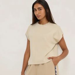 LOV by Westside Beige Solid T-Shirt-image-99