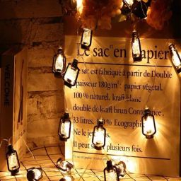 SPARK WORLD Yellow Plastic Battery PoweRed Lantern 10 LED String Lights-1