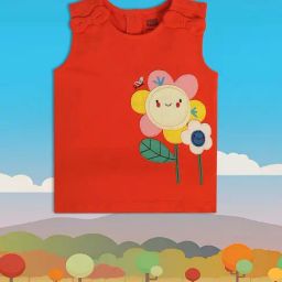 MINIKLUB Kids Red Embroidered Top-picture-13
