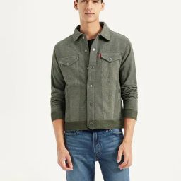 Levi's Olive Green Regular Fit Jacket-picture-22
