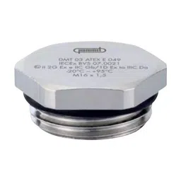 HUMMEL BLANKING PLUG, BRASS, M12X1.5, 1.197.1200.50-20