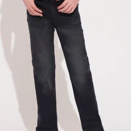 Jack & Jones Junior Boys Black Cotton Blend Jeans-image-50