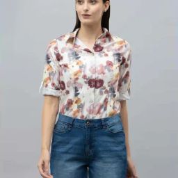 PURYS Multicolored Floral Print Shirt-50